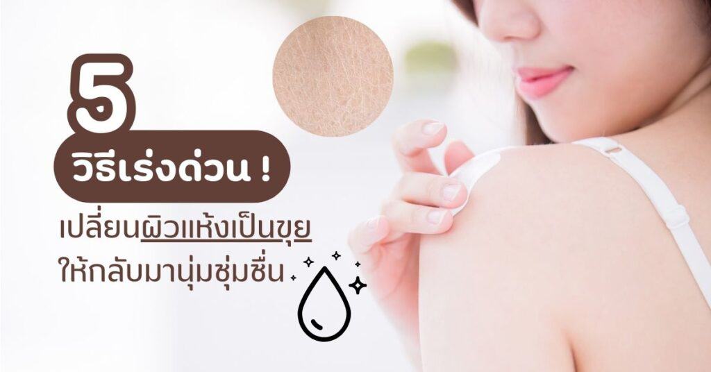 5 วิธีเร่งด่วน! เปลี่ยนผิวแห้งเป็นขุย ให้กลับมานุ่มชุ่มชื่น 14 5-วิธีเร่งด่วน-เปลี่ยนผิวแห้งเป็นขุย-ให้กลับมานุ่มชุ่มชื่น