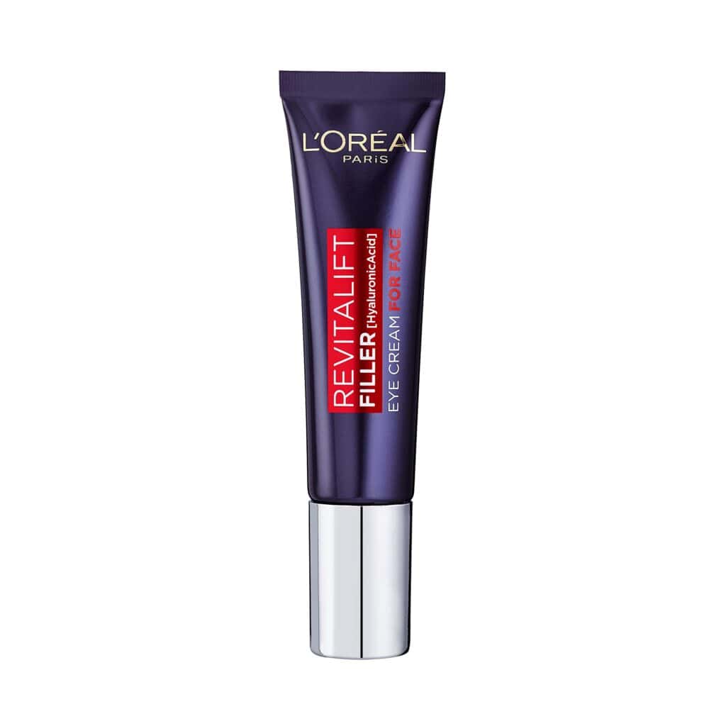 หมดปัญหาริ้วรอยรอบดวงตา ด้วยการเลือกผลิตภัณฑ์ที่เหมาะสม 5 L'Oreal Paris Revitalift Filler (HA) Eye Cream For Face
