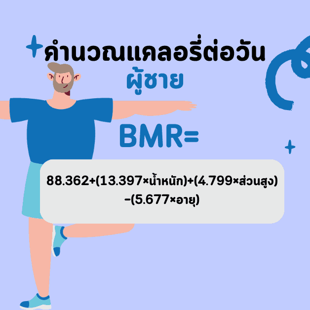 คํานวณ BMR ผู้ชาย ค่าการเผาผลาญพลังงานสำคัญอย่างไร 3 คํานวณbmrผู้ชาย