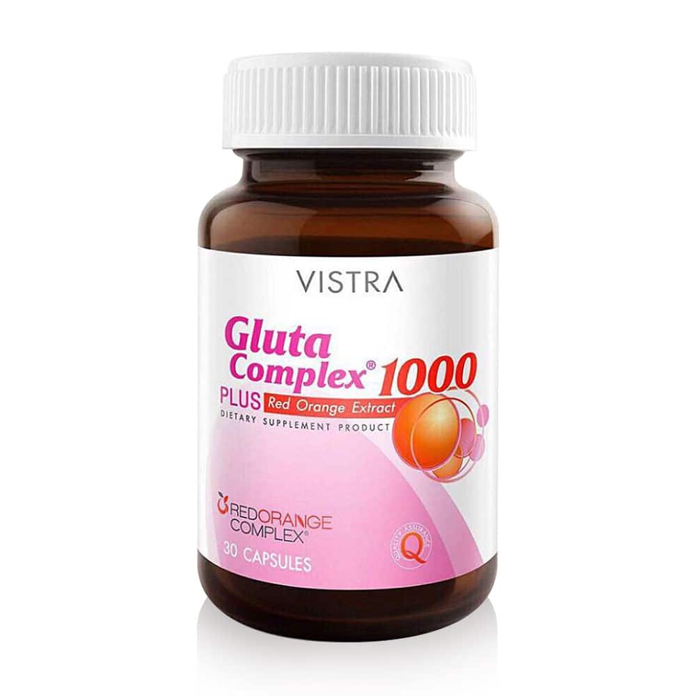 10 กลูต้าที่กินแล้วขาวเร็วที่สุด ปี 2024 3 Vistra Gluta Complex 1000 Plus