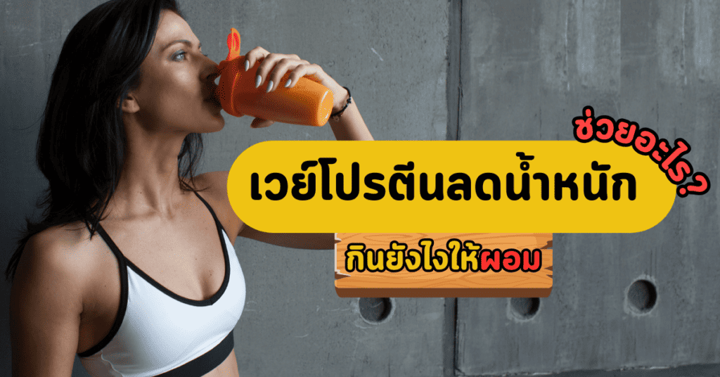 เวย์โปรตีนลดน้ำหนัก ช่วยอะไร กินยังไงให้ผอม 2 เวย์โปรตีนลดน้ำหนัก