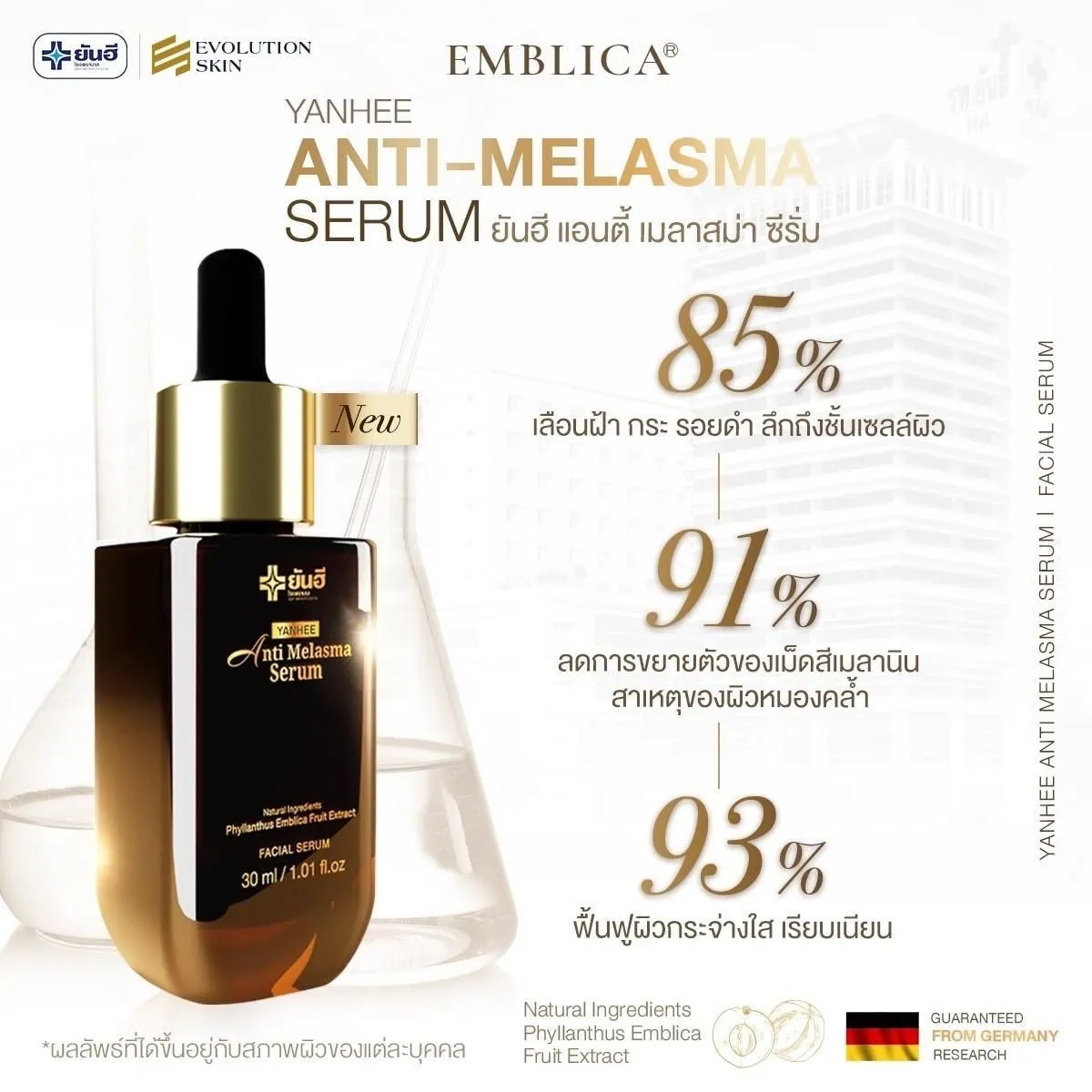 Promotion แฉ Anti Melasma Serum 2 ขวด แถม ยันฮี Vit E 2 Promotion แฉ Anti Melasma Serum 2 ขวด แถม ยันฮี Vit E - Image 2