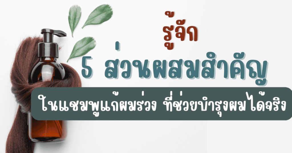 แชมพูแก้ผมร่วง
