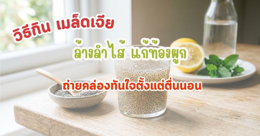 วิธีกิน เมล็ดเจีย