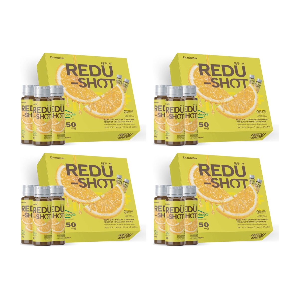ชุด DR.MASTER Redu-Shot 3 แถม 1 (4 กล่อง) 1 ชุด DR.MASTER Redu-Shot 3 แถม 1 (4 กล่อง)